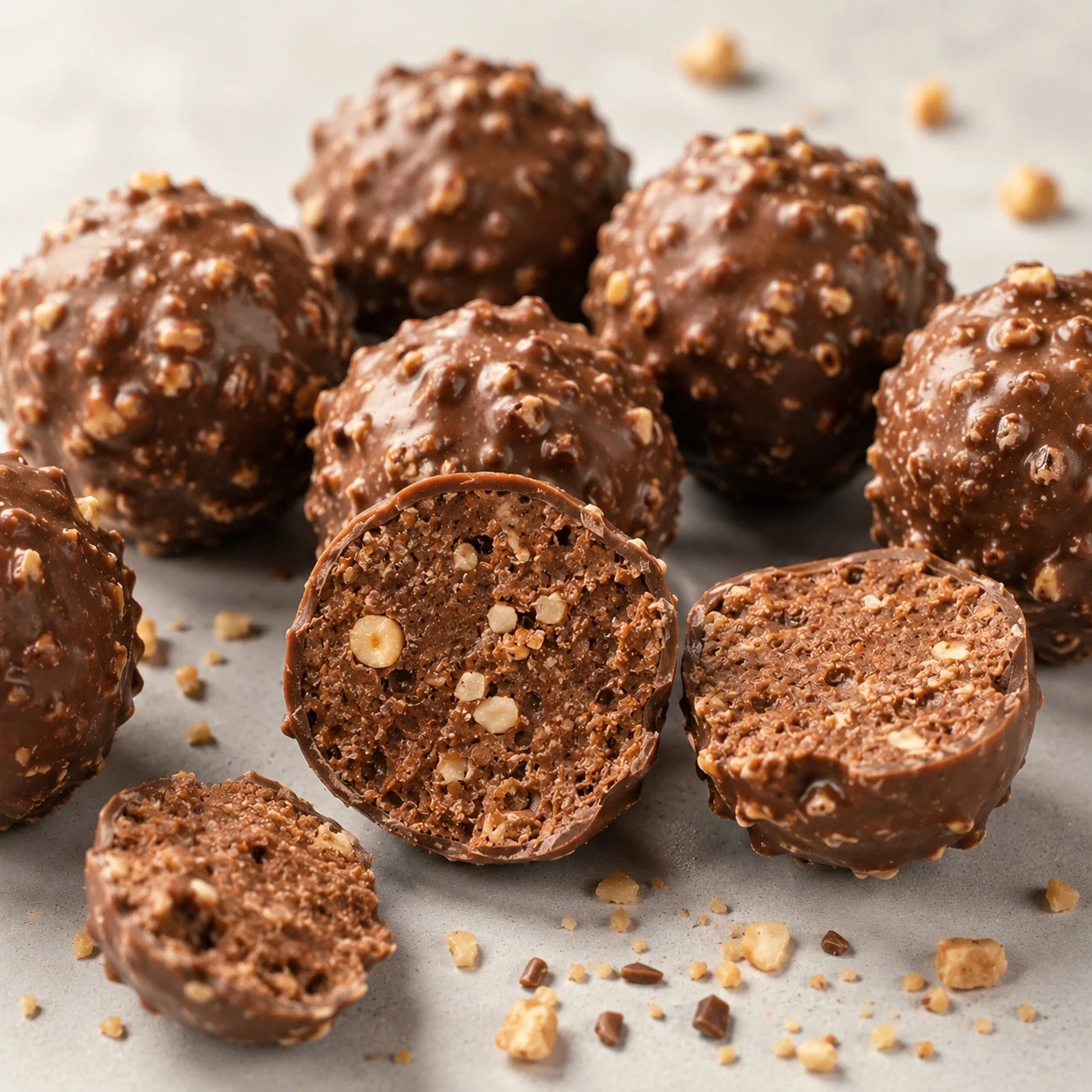 Chocolate protein balls